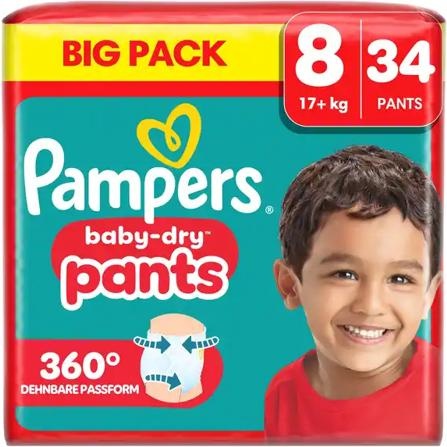 pampers Pampers Baby Dry Pants NR8 17+kg - 34 Stuks