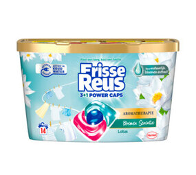 Witte Reus Witte Reus Wasmiddel Frisse Reus 3+1 Power Caps Lotus - 14 stuks Witte Reus Witte Reus Wasmiddel Frisse Reus 3+1 Power Caps Lotus - 14 stuks