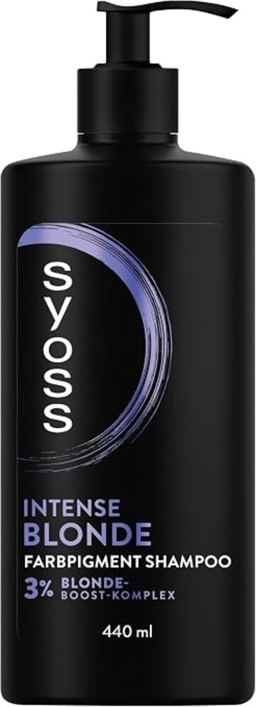 Syoss Shampoo Intense Blonde Colour Pigment Shampoo - 440 ml voor Stralend Blond Haar