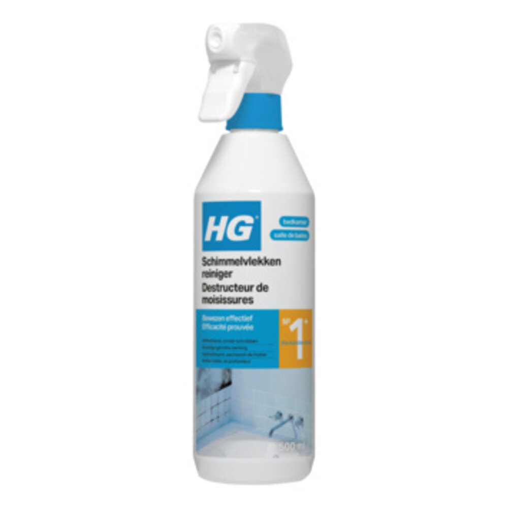 HG Schimmel, Vocht & Weerplekkenreiniger 500ml - Effectieve oplossing tegen schimmel en vochtplekken HG Schimmel, Vocht & Weerplekkenreiniger 500ml - Effectieve oplossing tegen schimmel en vochtplekken
