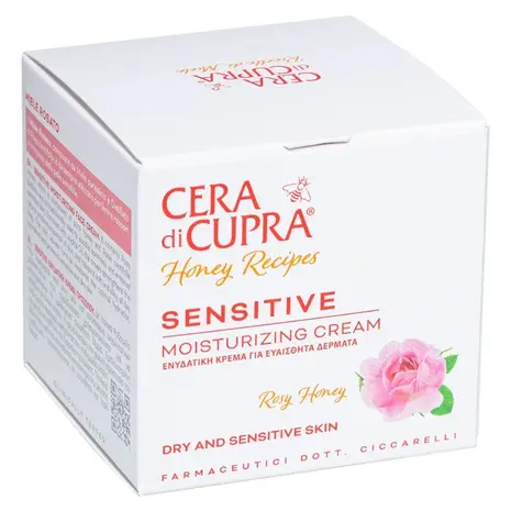 Cera di Cupra RdM Crema Idratante Sensitive met Rozenhoning - 50 ml voor de Gevoelige Huid Cera di Cupra RdM Crema Idratante Sensitive met Rozenhoning - 50 ml voor de Gevoelige Huid