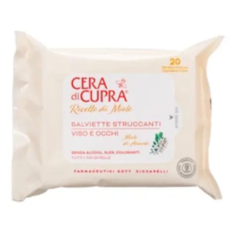 Cera di Cupra RdM Salviette Struccanti - Perfecte Reinigingsdoekjes voor een Stralende Huid (20 pcs) Cera di Cupra RdM Salviette Struccanti - Perfecte Reinigingsdoekjes voor een Stralende Huid (20 pcs)