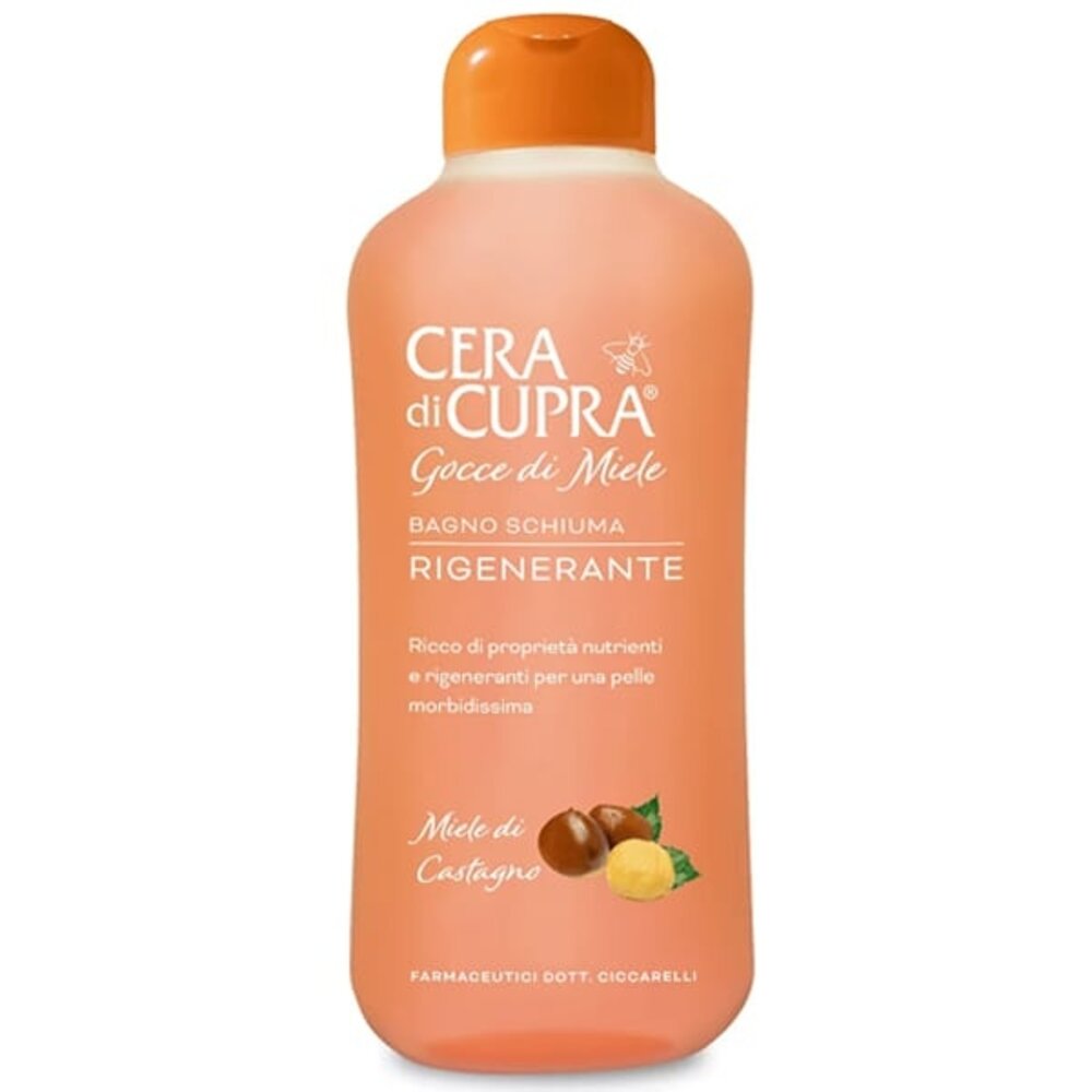 Cera di Cupra Regenerating Chestnut Honey Bath Foam - Verwen je huid met 700ml van natuurlijke luxe Cera di Cupra Regenerating Chestnut Honey Bath Foam - Verwen je huid met 700ml van natuurlijke luxe