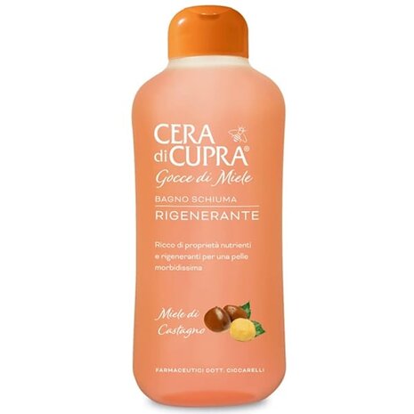 Cera di Cupra Regenerating Chestnut Honey Bath Foam - Verwen je huid met 700ml van natuurlijke luxe Cera di Cupra Regenerating Chestnut Honey Bath Foam - Verwen je huid met 700ml van natuurlijke luxe