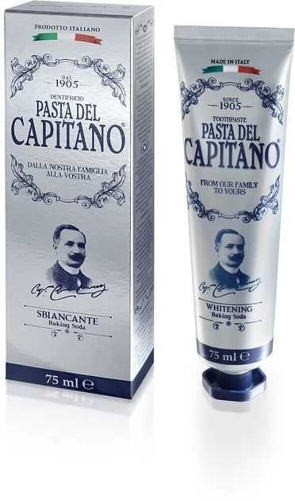 Cera di Cupra Pasta del Capitano 1905 Whitening Toothpaste - Verfrissende Tandpasta voor een Stralende Lach (75 ml) Cera di Cupra Pasta del Capitano 1905 Whitening Toothpaste - Verfrissende Tandpasta voor een Stralende Lach (75 ml)