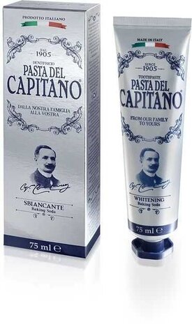 Cera di Cupra Pasta del Capitano 1905 Whitening Toothpaste - Verfrissende Tandpasta voor een Stralende Lach (75 ml) Cera di Cupra Pasta del Capitano 1905 Whitening Toothpaste - Verfrissende Tandpasta voor een Stralende Lach (75 ml)
