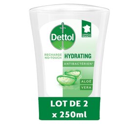 Dettol Dettol No-Touch Navulling Aloe Vera 2x250ml Dettol Dettol No-Touch Navulling Aloe Vera 2x250ml