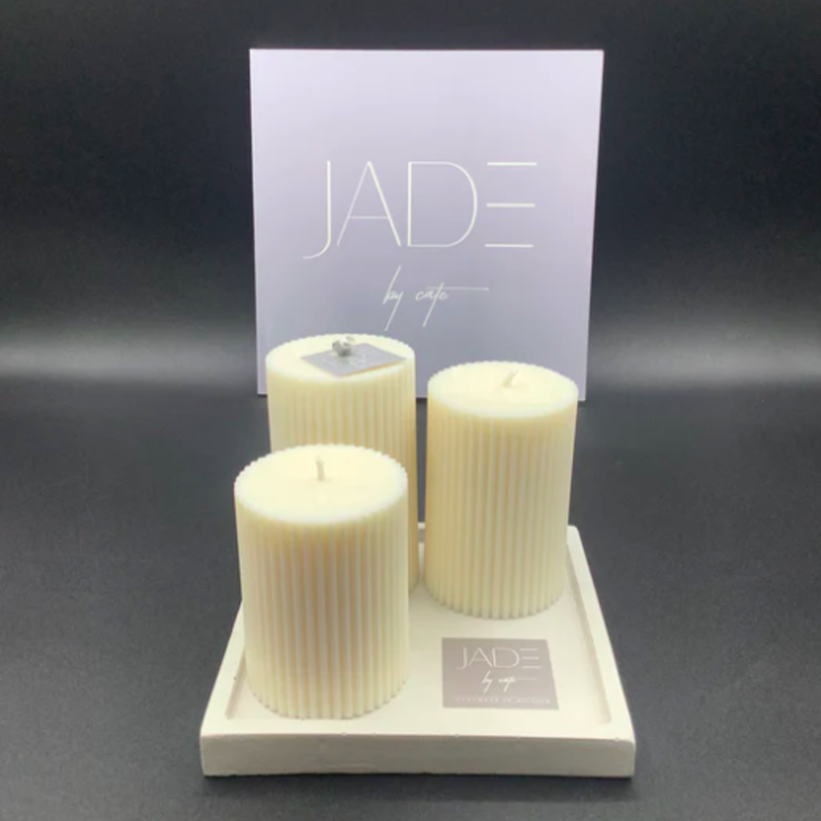 JADE BY CATE JADE BY CATE - 3 colonnes s/ support carré(PCP3)