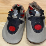 PUMILIO PUMILIO - Chaussons bébé en cuir souple Reno