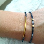 LET'S GOA LET'S GOA - Bracelet fin "Sodalite"