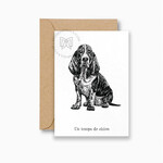 MAISON PAULA MAISON PAULA - Carte postale "Un temps de chien"