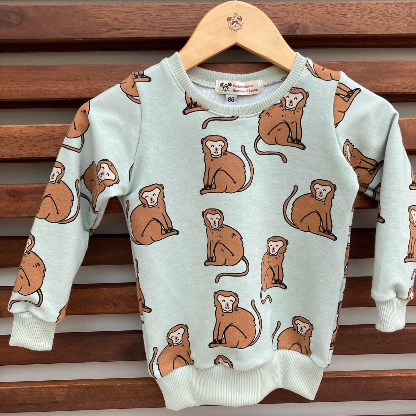 PANDAH COLLECTION PANDAH - Sweater mint monkey