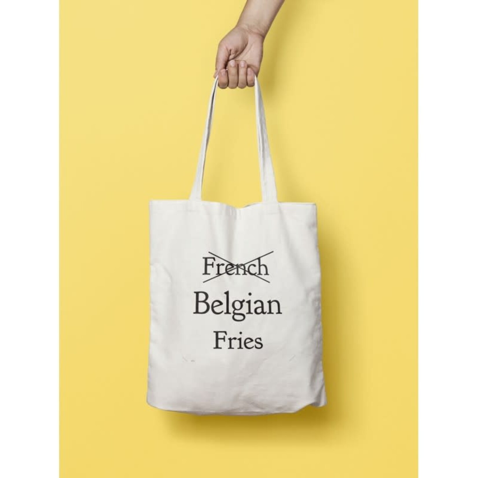 BELGE UNE FOIS BELGE UNE FOIS - Totebag Belgian fries