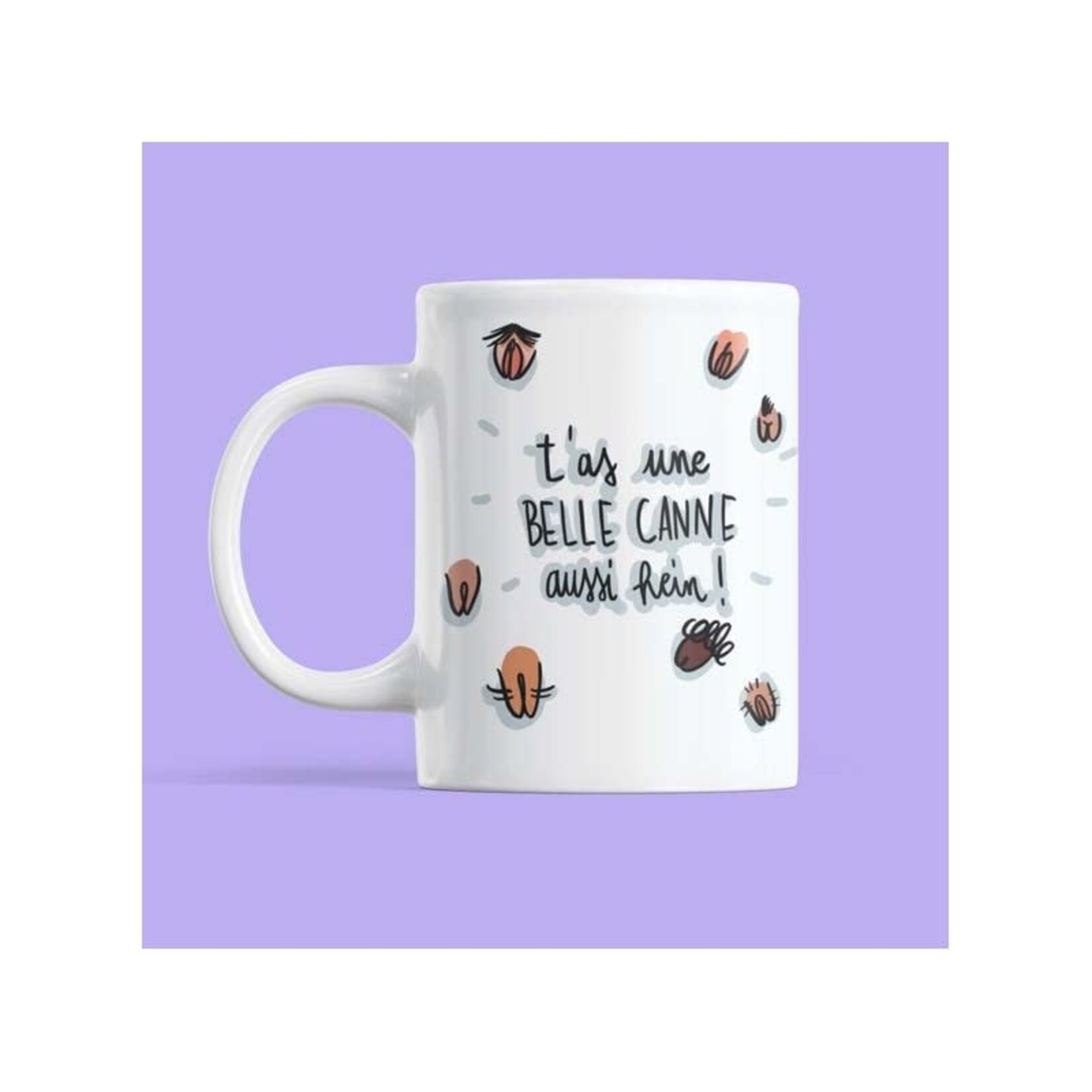 BELGE UNE FOIS BELGE UNE FOIS - MUG "T'as une belle Canne"