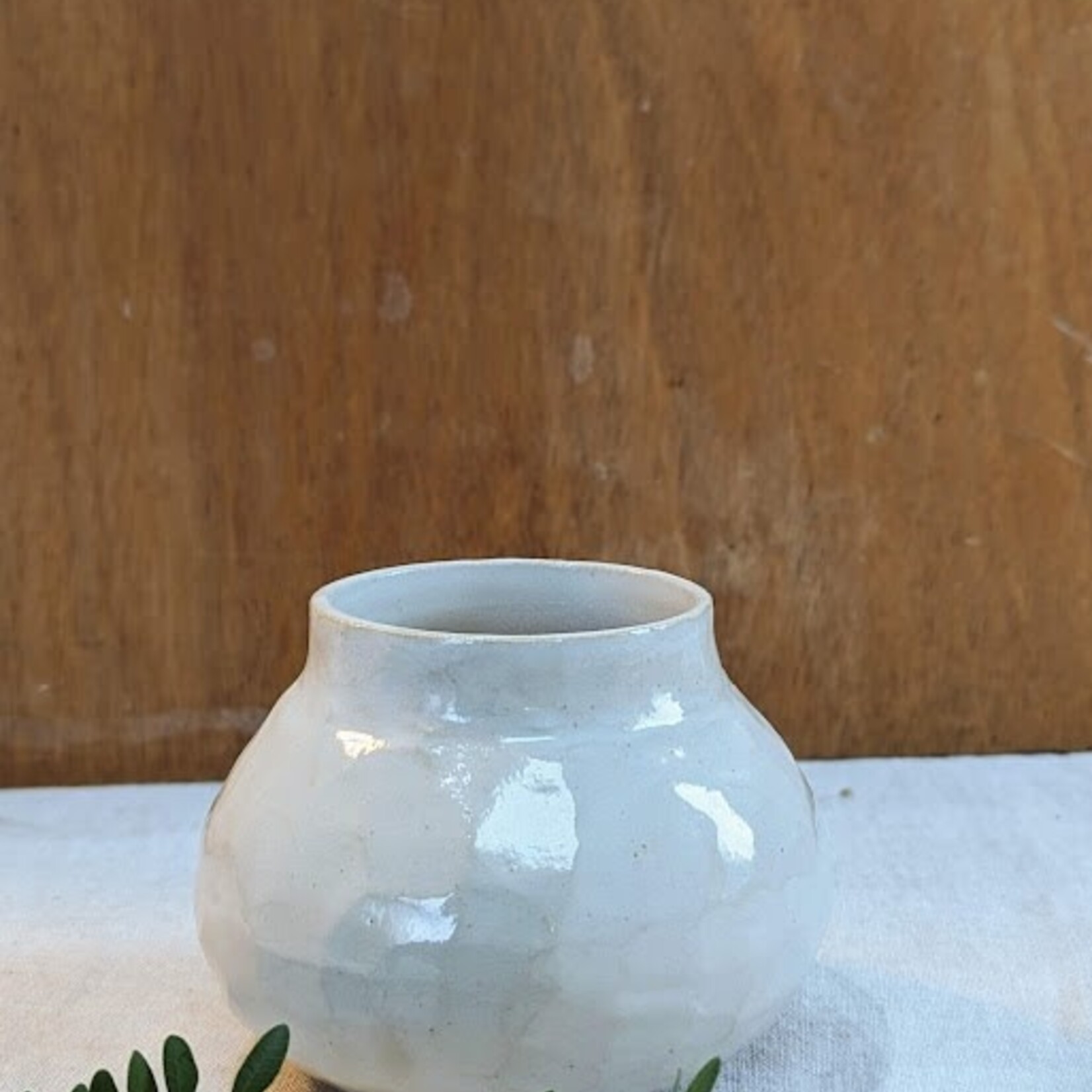 ELODIE MORREN ELODIE MORREN - Vase full texture blanc