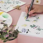 LA PETITE EPICERIE LA PETITE EPICERIE - KIT DIY Apprendre à dessiner les fleurs