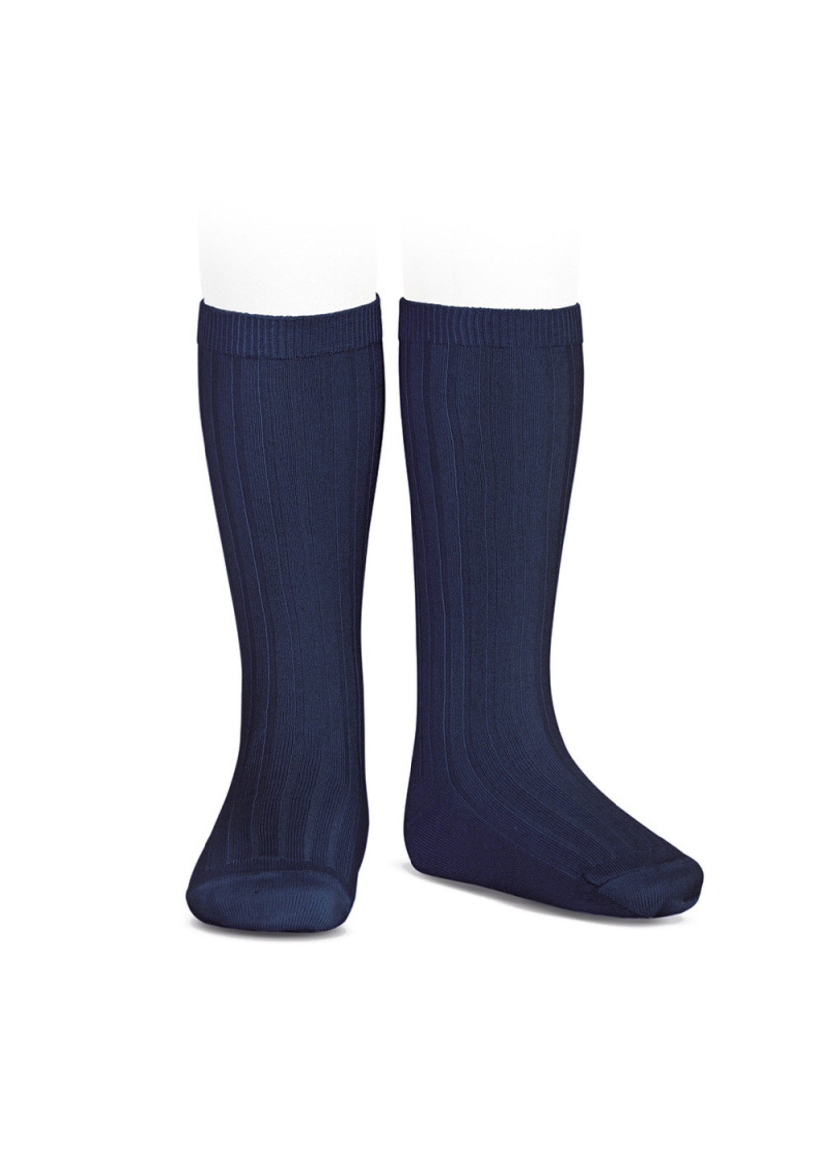 CONDOR KNEESOCK blauw