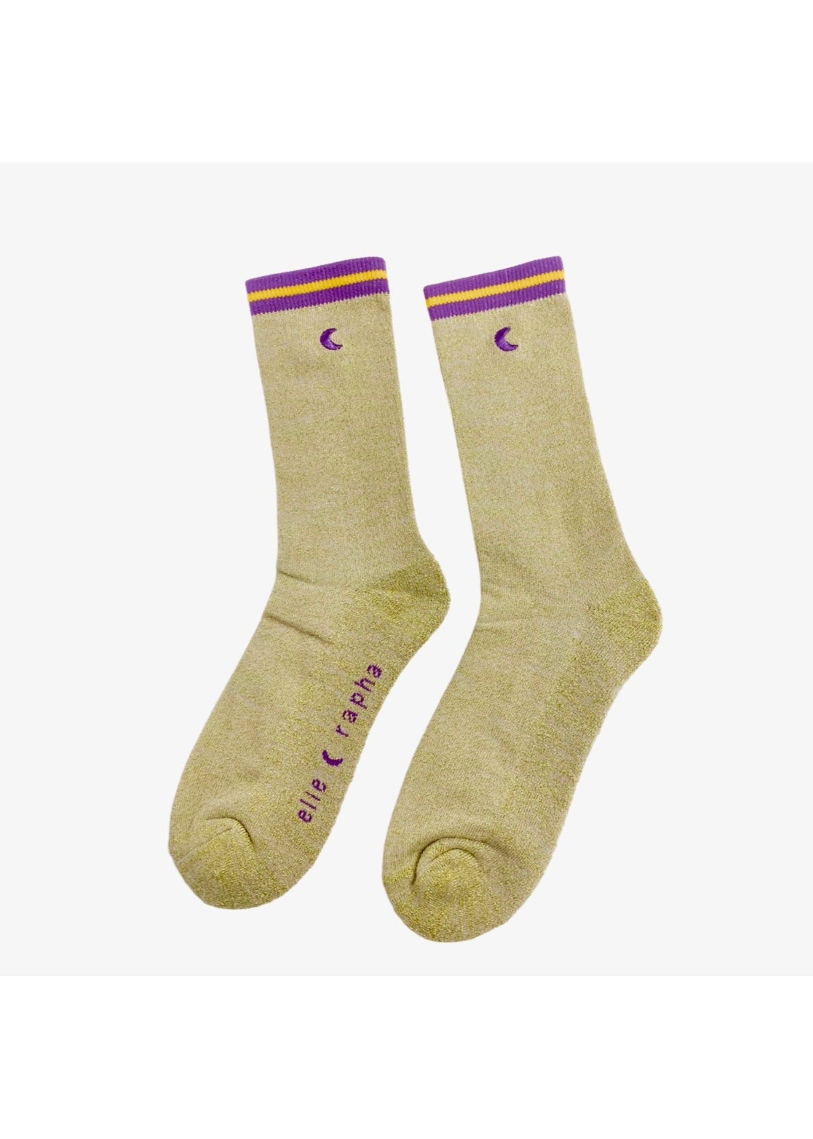 ELLE&RAPHA ELLE&RAPHA SOCK purple moon