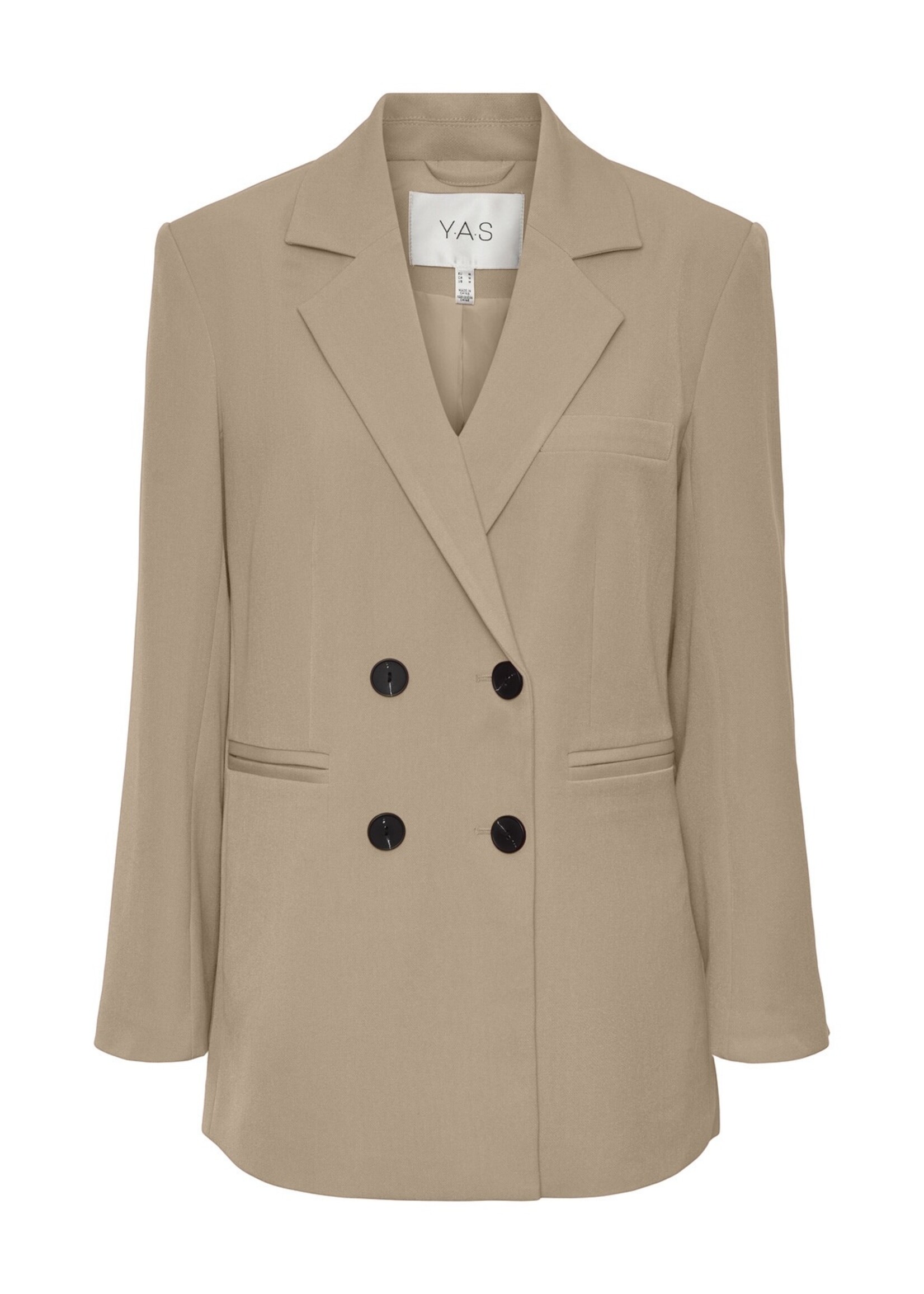 YAS YASLIKKA OVERSIZED BLAZER beige