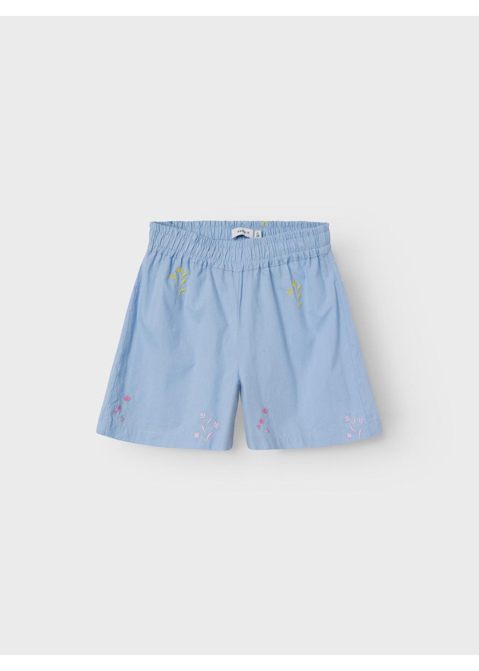 NAME IT NKFFALOWER SHORTS blauw