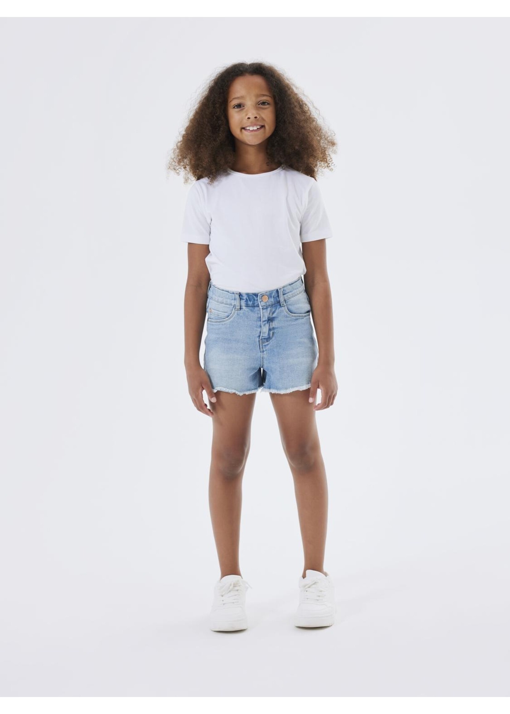 NAME IT NKFROSE MOM SHORTS jeans blauw