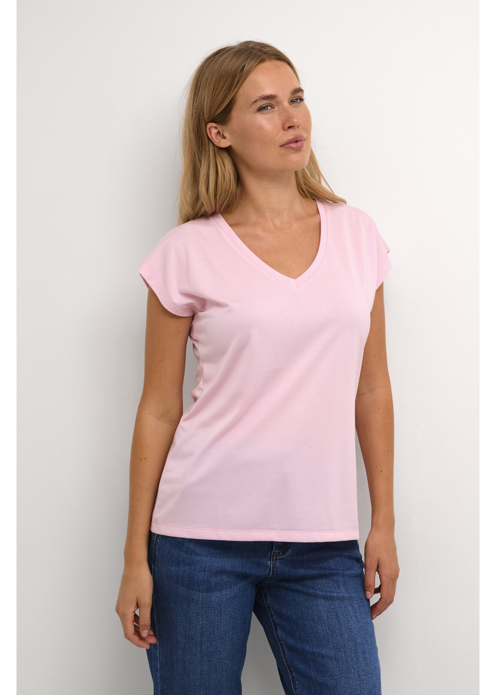 KAFFE KALISE SHIRT pink mist