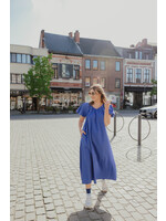 YAS YASOLEGA LONG DRESS blauw