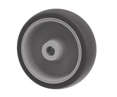 TPR Rubber wiel 75 mm - 75 kg