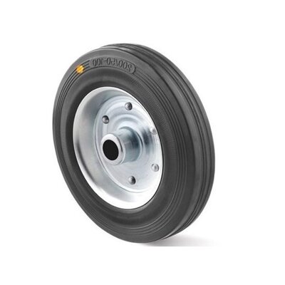 ESD wiel 200 mm - antistatisch Rubber - Rollager 20 mm - 205 kg