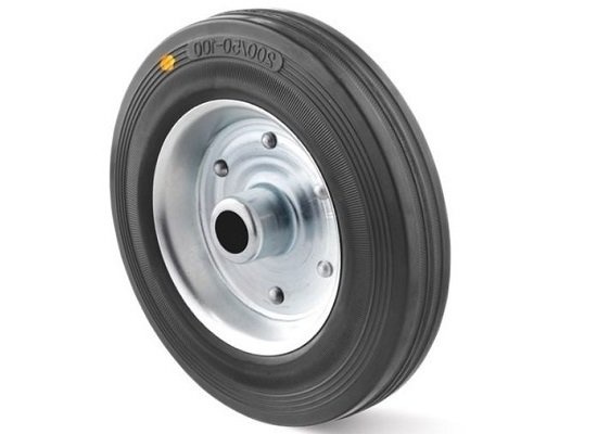 ESD wiel 200 mm - antistatisch Rubber - Rollager 20 mm - 205 kg