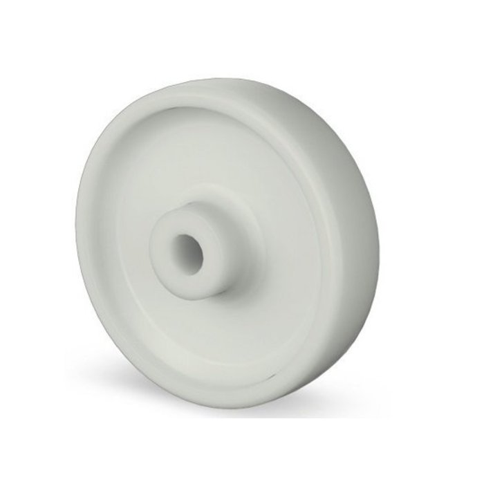 Nylon wiel 250 mm - asgat 20 mm - 1500 kg