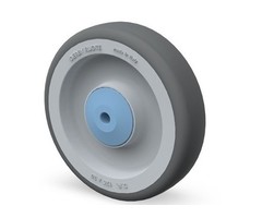 Rvs wiel 80 mm PU - 100 kg