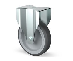 TPR rubber bokwiel 125 mm - 100 kg