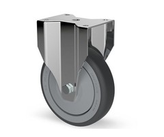 TPR rubber bokwiel 125 mm - 100 kg