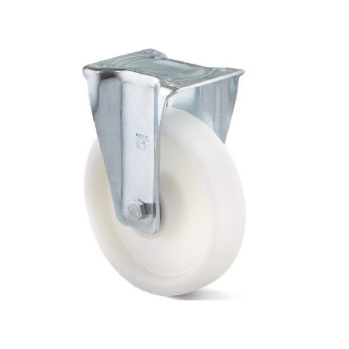 Nylon bokwiel 80 mm - kogellager - 200 kg