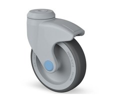 Rvs kunststof zwenkwiel 100 mm - 80 kg