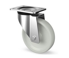 Derby Ruote Rvs zwaarlast zwenkwiel 160 mm Nylon - 700 kg