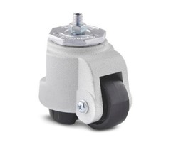 Zwenkwiel met stelvoet 42 mm Nylon - 35 kg