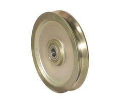 Groefwiel 125 mm met V groef - 1000 kg