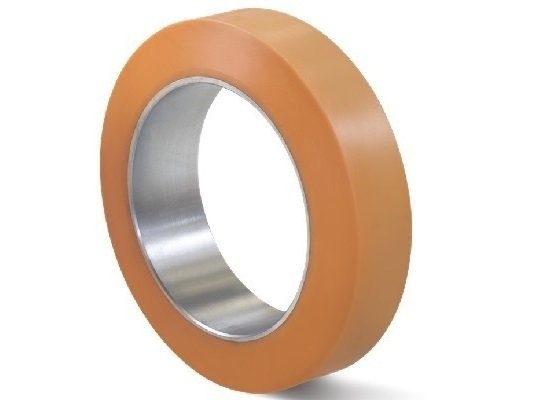 Vulkollan persband 100x35x55 mm - stalen persring - 350 kg