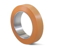 Vulkollan persband 210x70x120 mm - stalen persring - 1150 kg