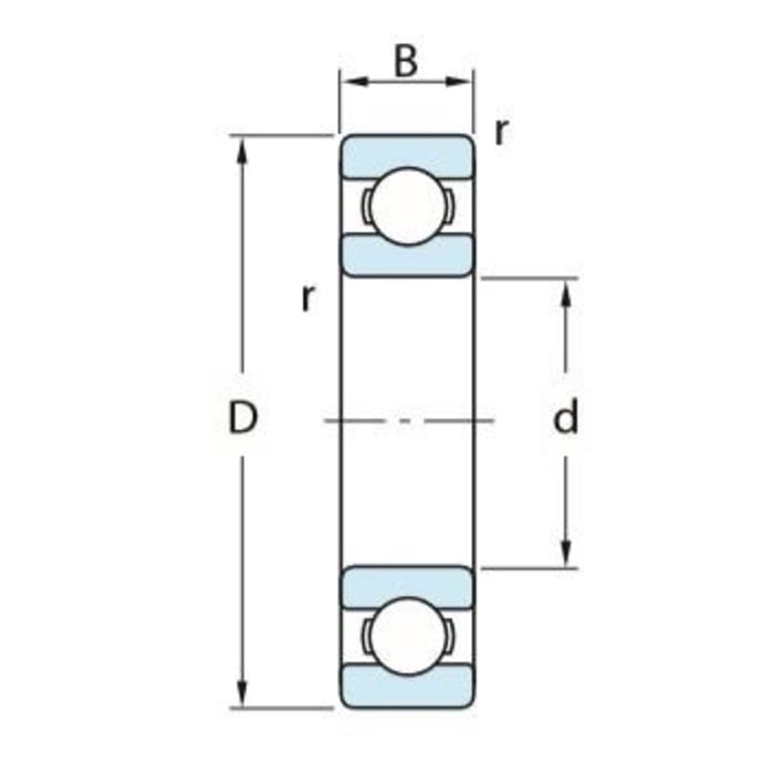 6801 ZZ - IBB kogellager (12x21x5)