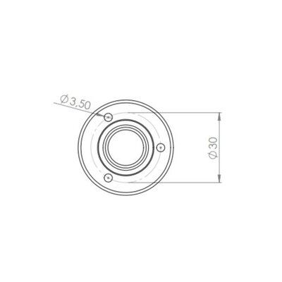 Stalen kogelpot 15.8 mm - stalen kogelrol - 12 kg