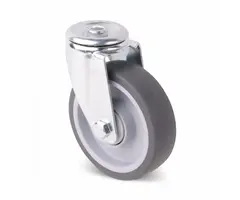 TPR rubber zwenkwiel 80 mm - 80 kg
