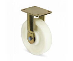 Nylon zwaarlast bokwiel 250 mm - 1500 kg