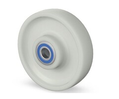 Rvs wiel 125 mm Nylon - 700 kg