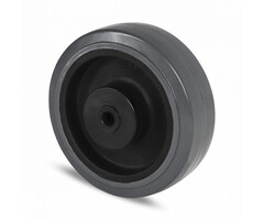 Elastisch rubber wiel 100 mm - 180 kg