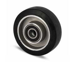 Elastisch rubber wiel 125 mm - 250 kg