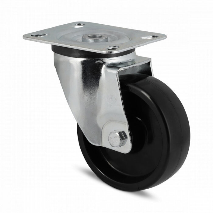 Hittebestendig zwenkwiel 100 mm - 220 kg