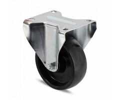Rvs hittebestendig bokwiel 100 mm - 150 kg